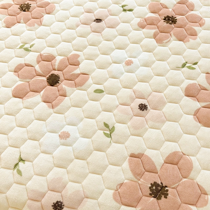 91家纺网 家纺一手货源 找家纺 （买家秀 爆款不断货）A类母婴级卡通牛奶绒床笠珊瑚绒雪花绒床笠儿童牛奶绒夹棉床笠花边款牛奶绒花边床笠 花边款--律动萱花