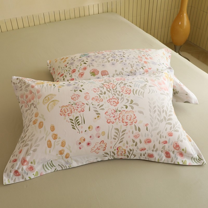 91家纺网 家纺一手货源 找家纺 巧玲珑 2025新款144*72澳洲棉陶瓷四件套 蔷薇