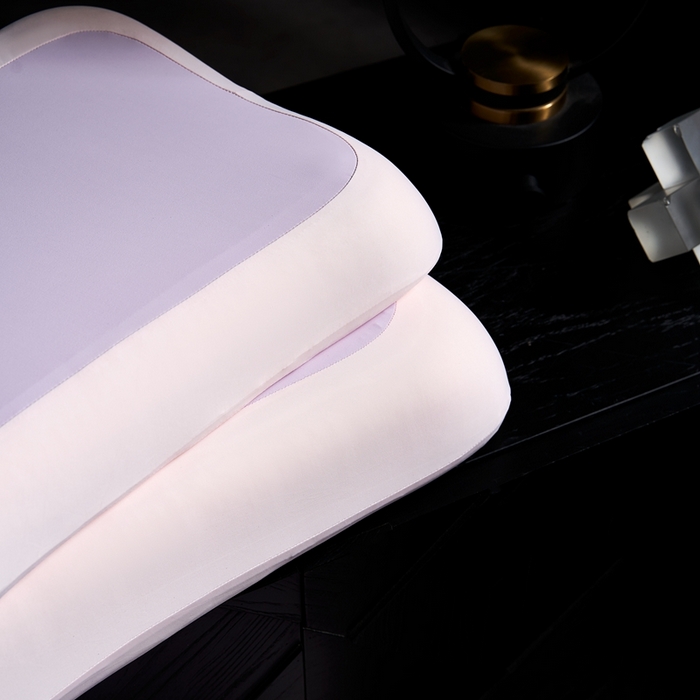 91家纺网 家纺一手货源 找家纺 （总）中胶硅胶 2025新款护肩颈骨形枕 硅胶枕