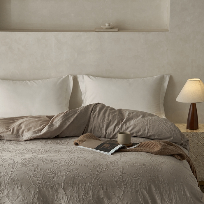 91家纺网 家纺一手货源 找家纺 （总）2025春夏新品染色水洗大提花单品被套