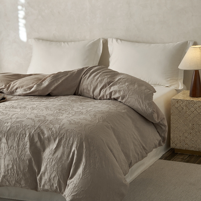 91家纺网 家纺一手货源 找家纺 （总）2025春夏新品染色水洗大提花单品被套