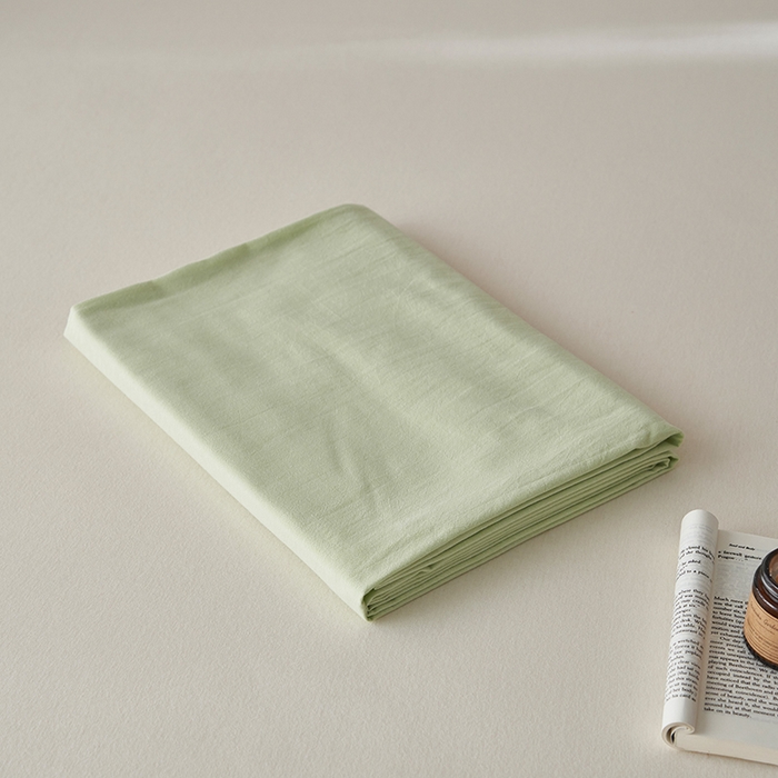 91家纺网 家纺一手货源 找家纺 2025春夏新品色织大提花单品床单 嫩绿