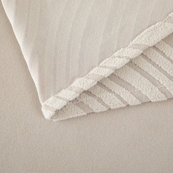 91家纺网 家纺一手货源 找家纺 沐沐家纺 2026新款流年扶手巾 米白