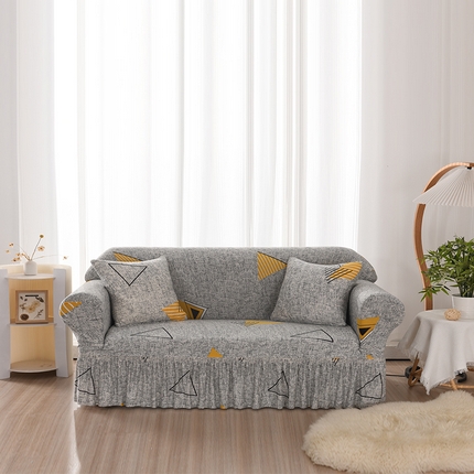 91家纺网 家纺一手货源 找家纺 （总）布兰鸟【沙发套】 2025新款牛奶丝沙发套【国内裙摆款】