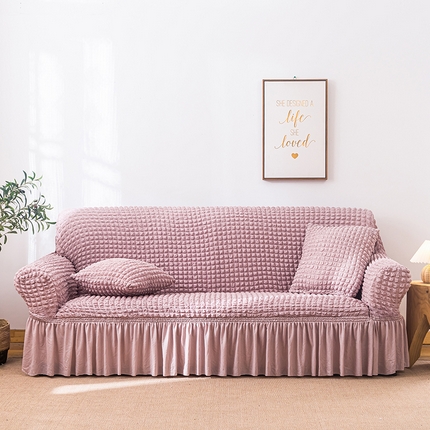 91家纺网 家纺一手货源 找家纺 （总）布兰鸟【沙发套】 2025新款泡泡沙发套【国内裙摆款】-风格2