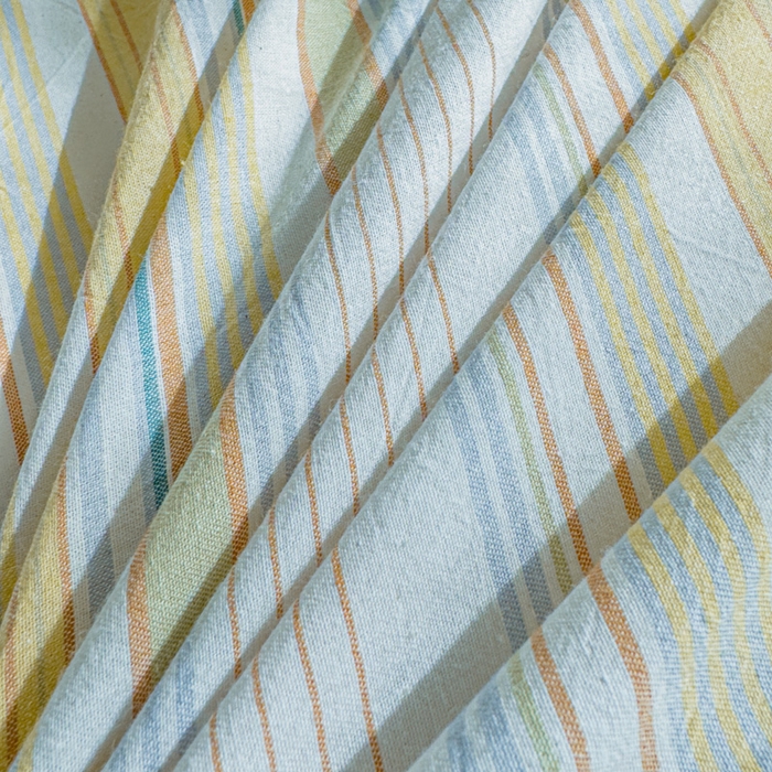 91家纺网 家纺一手货源 找家纺 2025新款简约款色织水洗棉四件套 沐妍黄