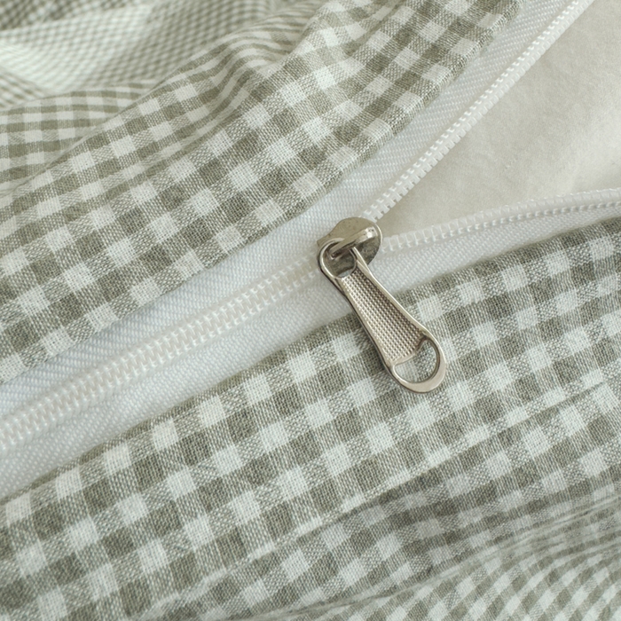 91家纺网 家纺一手货源 找家纺 2025新款简约款色织水洗棉四件套 糖果绿