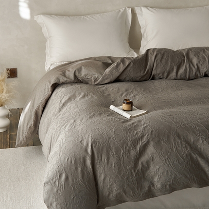 91家纺网 家纺一手货源 找家纺 （总）2025春夏新品染色水洗大提花单品被套