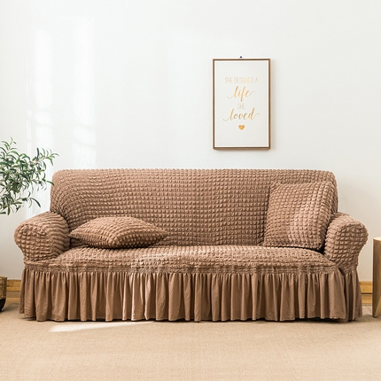 91家纺网 家纺一手货源 找家纺 （总）布兰鸟【沙发套】 2025新款泡泡沙发套【国内裙摆款】-风格2