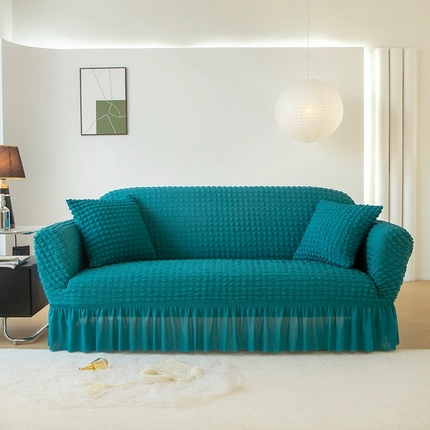 91家纺网 家纺一手货源 找家纺 （总）布兰鸟【沙发套】 2025新款泡泡沙发套【国内裙摆款】