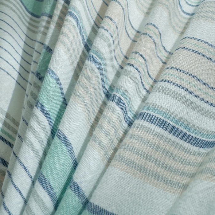 91家纺网 家纺一手货源 找家纺 2025新款简约款色织水洗棉四件套 沐妍绿