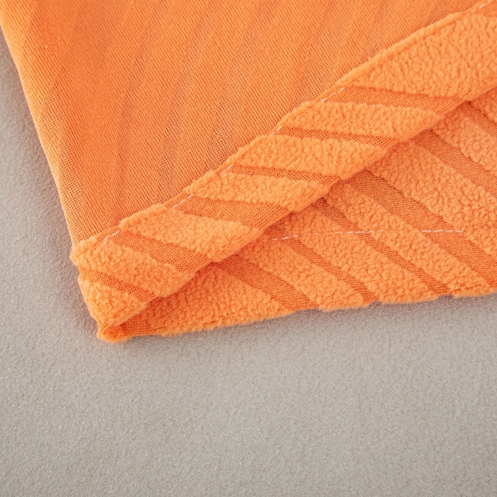 91家纺网 家纺一手货源 找家纺 沐沐家纺 2026新款流年扶手巾 橙色