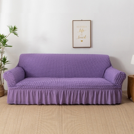 91家纺网 家纺一手货源 找家纺 （总）布兰鸟【沙发套】 2025新款泡泡沙发套【国内裙摆款】-风格2