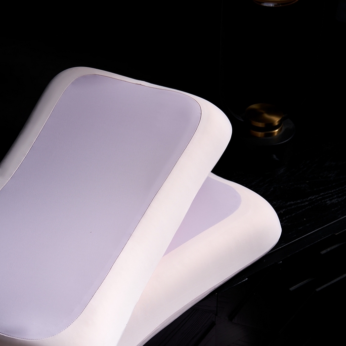 91家纺网 家纺一手货源 找家纺 （总）中胶硅胶 2025新款护肩颈骨形枕 硅胶枕