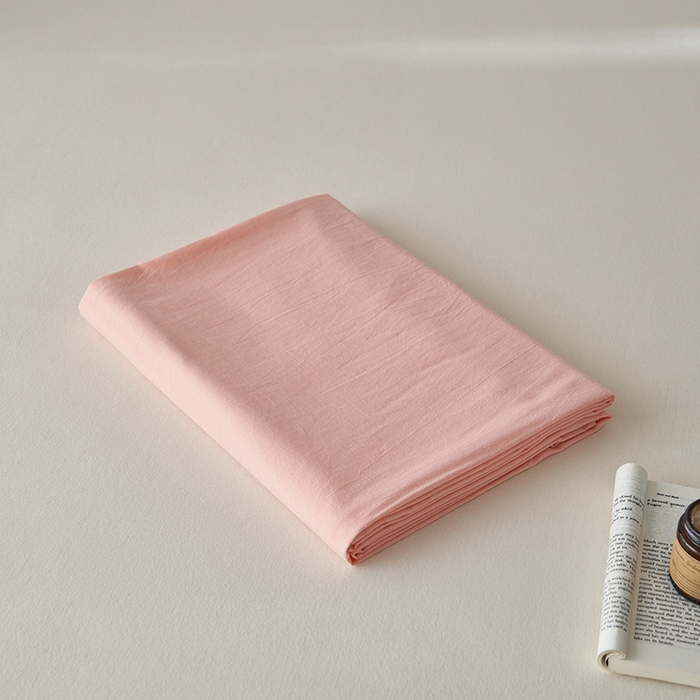 91家纺网 家纺一手货源 找家纺 2025春夏新品色织大提花单品床单 嫩粉