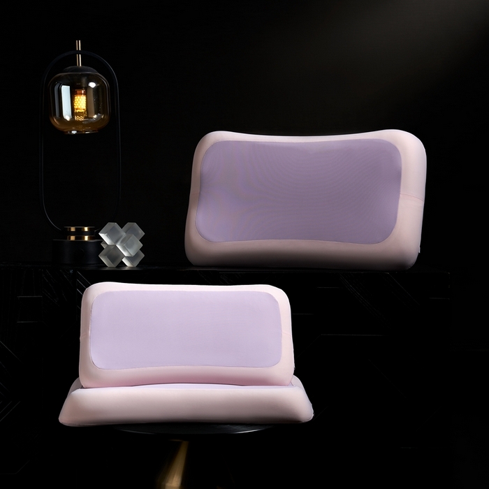 91家纺网 家纺一手货源 找家纺 （总）中胶硅胶 2025新款护肩颈骨形枕 硅胶枕