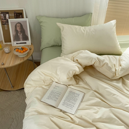 （总）尺素 2025新款ins风抹茶芝士系列全棉四件套