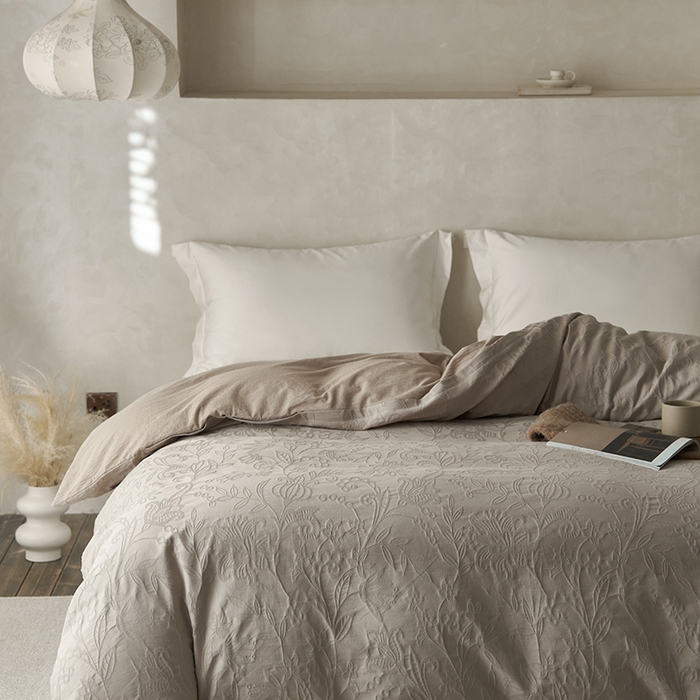 91家纺网 家纺一手货源 找家纺 （总）2025春夏新品染色水洗大提花单品被套