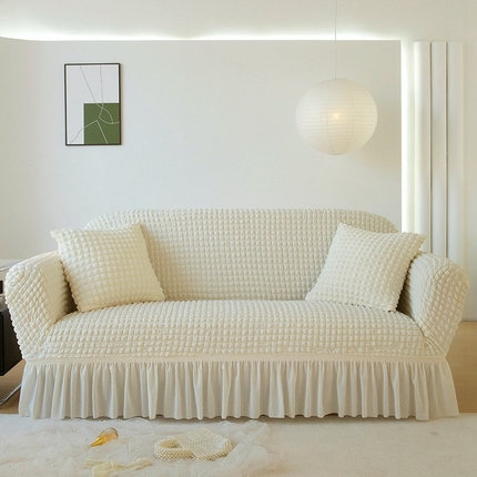 91家纺网 家纺一手货源 找家纺 （总）布兰鸟【沙发套】 2025新款泡泡沙发套【国内裙摆款】