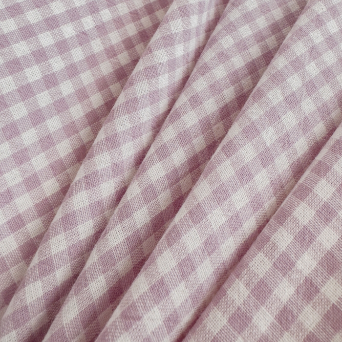 91家纺网 家纺一手货源 找家纺 2025新款简约款色织水洗棉四件套 糖果紫