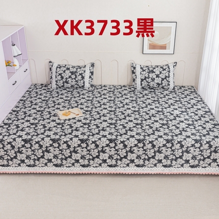 91家纺网 家纺一手货源 找家纺 （总）2025新款高密雪尼尔复合炕盖榻榻米炕垫-XK3733
