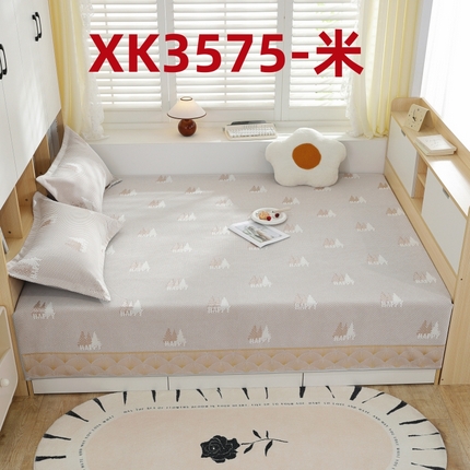 91家纺网 家纺一手货源 找家纺 2025新款高密雪尼尔复合炕盖榻榻米炕垫XK3568-XK3575 XK3575米