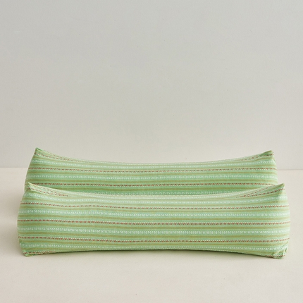 91家纺网 家纺一手货源 找家纺 （总）2025新款3D条纹菱形荞麦枕 枕头枕芯