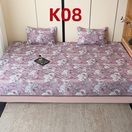 2025新款带花纯棉绗缝炕盖榻榻米炕垫K01-K11 K08