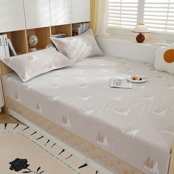 91家纺网 家纺一手货源 找家纺 2025新款高密雪尼尔复合炕盖榻榻米炕垫XK3568-XK3575 XK3575米