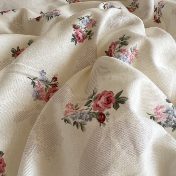 91家纺网 家纺一手货源 找家纺 棉生活家纺 2025新款全棉小清新花边款蕾丝四件套 夏日之约　粉