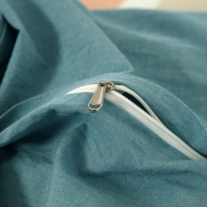 91家纺网 家纺一手货源 找家纺 金纱玉纺家纺 2024新款全棉水洗棉四件套罗拉之恋-兰