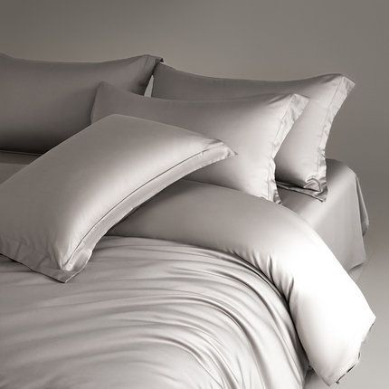 618家纺 2025新款50S100支全棉单品系列-单被套 月光灰