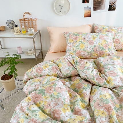 （总）尺素 2025新款ins风博主系列全棉四件套