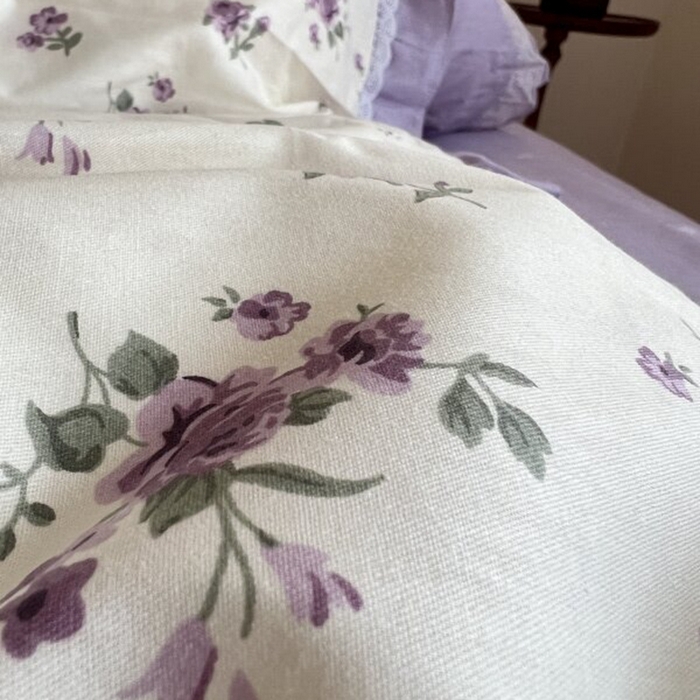 91家纺网 家纺一手货源 找家纺 棉生活家纺 2025新款全棉小清新花边款蕾丝四件套 洛潇