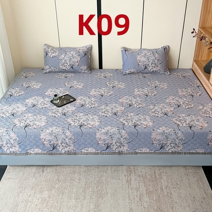 2025新款带花纯棉绗缝炕盖榻榻米炕垫K01-K11 K09