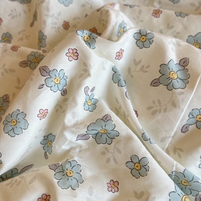 91家纺网 家纺一手货源 找家纺 棉生活家纺 2025新款全棉小清新花边款蕾丝四件套 漫然