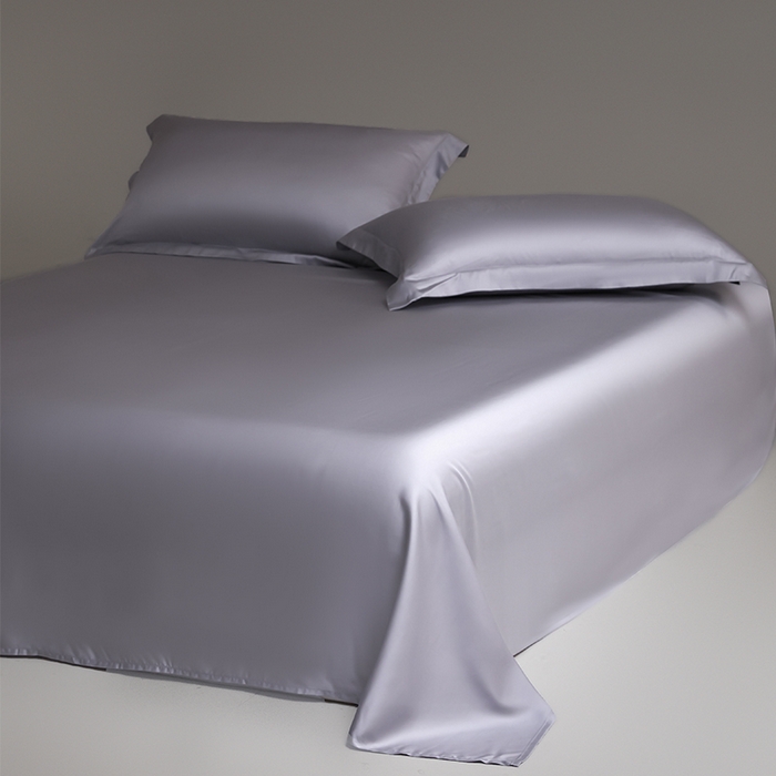 91家纺网 家纺一手货源 找家纺 618家纺 2025新款50S100支全棉单品系列-单床单 紫灰