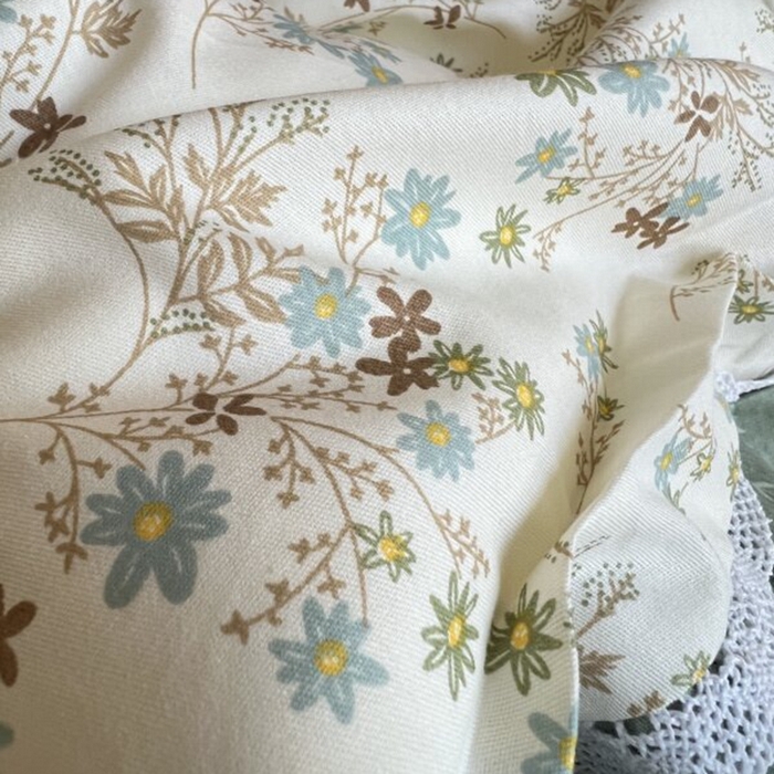 91家纺网 家纺一手货源 找家纺 棉生活家纺 2025新款全棉小清新花边款蕾丝四件套 游花间