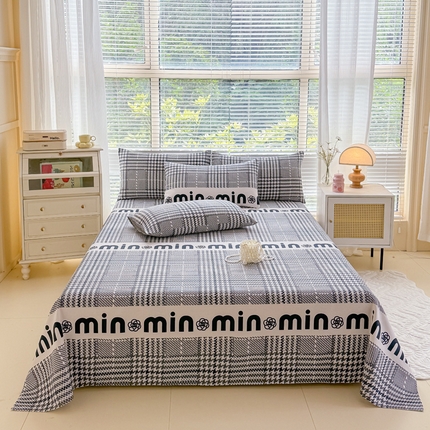 91家纺网 家纺一手货源 找家纺 仟网汇 2025新款老粗布床单粗布凉席老粗布单床单枕套单品 米兰