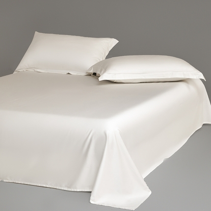 618家纺 2025新款50S100支全棉单品系列-单床单 本白