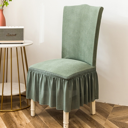 91家纺网 家纺一手货源 找家纺 （总）布兰鸟【沙发套】 2025新款金粒绒椅套【国内裙摆款】