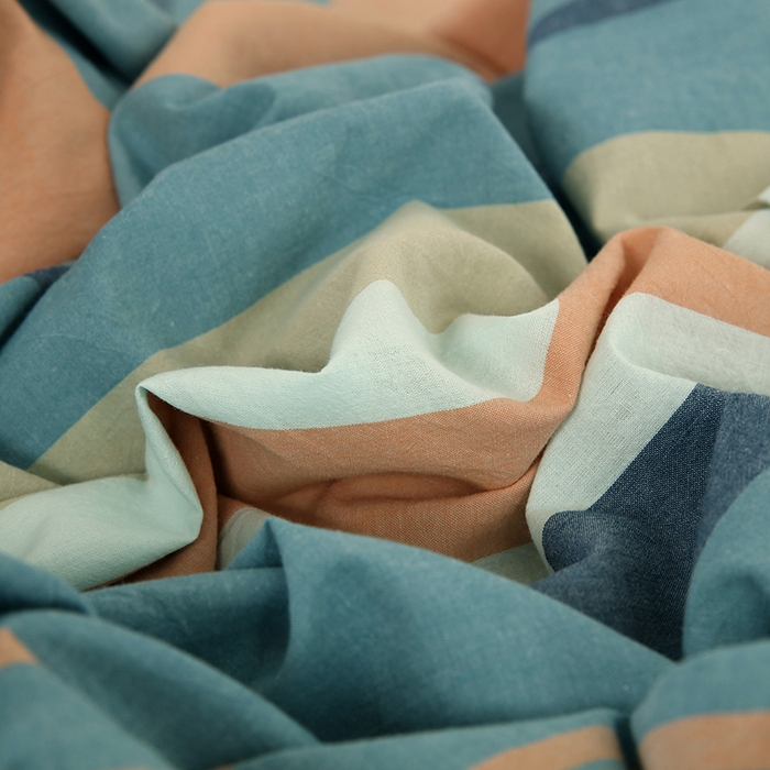 91家纺网 家纺一手货源 找家纺 金纱玉纺家纺 2024新款全棉水洗棉四件套罗拉之恋-兰