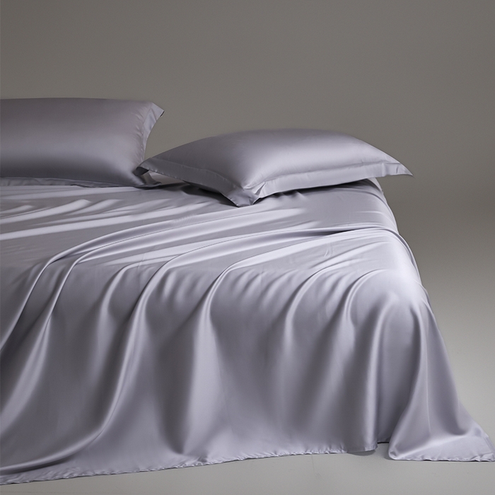 91家纺网 家纺一手货源 找家纺 618家纺 2025新款50S100支全棉单品系列-单床单 紫灰