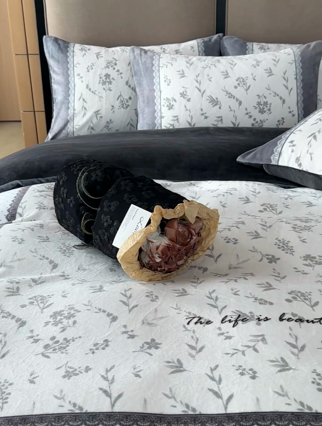 91家纺网 家纺一手货源 找家纺 （总）Sweet dreams甜梦 2024新款数码印花复古碎花牛奶绒四件套