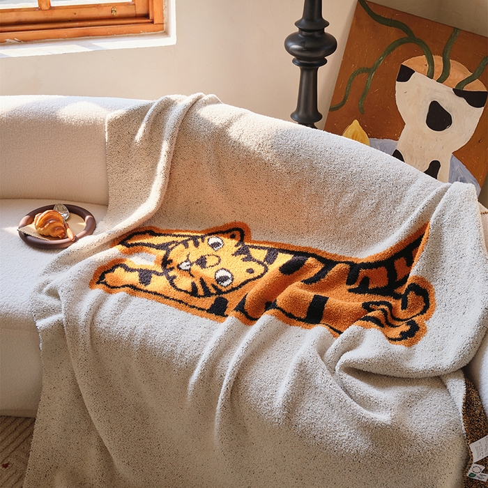 91家纺网 家纺一手货源 找家纺 （总）2025新款半边绒盖毯-沃虎最低零售价：毯子161元