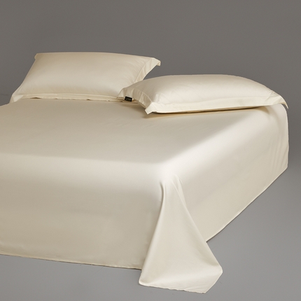 618家纺 2025新款50S100支全棉单品系列-单床单 元气白桃