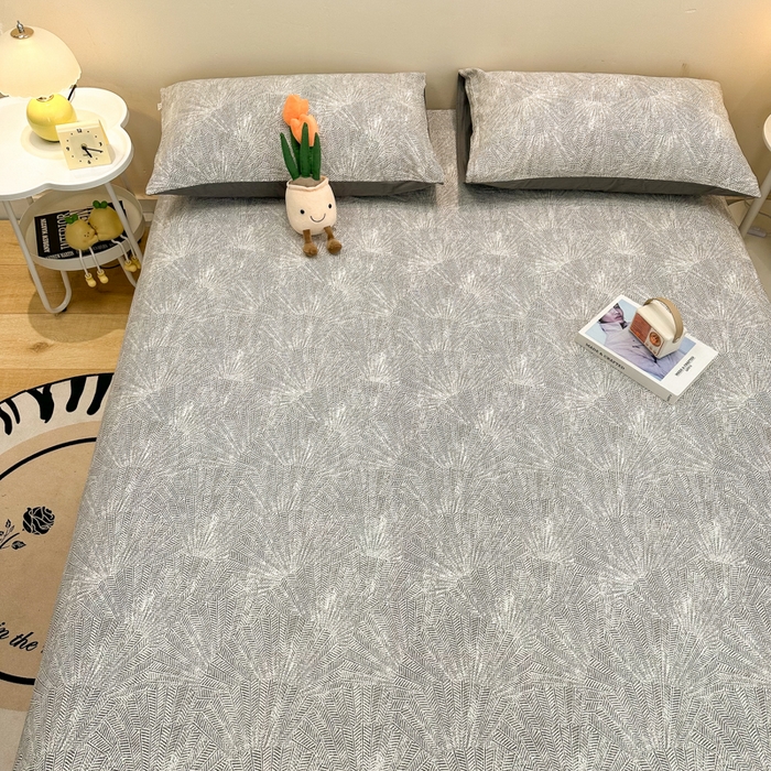 91家纺网 家纺一手货源 找家纺 简宜家居（朝初家纺） 2025新款A版纯棉全棉磨毛单床笠 灵犀