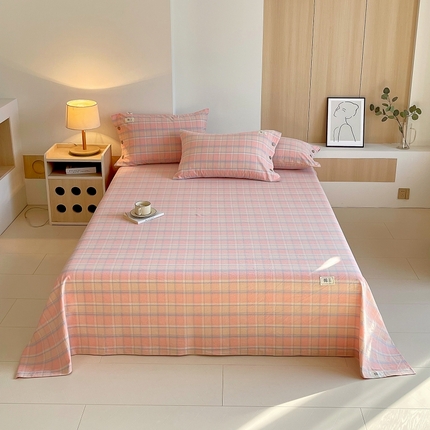 91家纺网 家纺一手货源 找家纺 （总）2025新款全棉自由棉色织系列-单床单