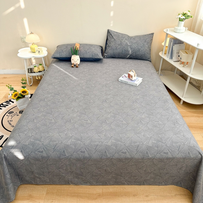 91家纺网 家纺一手货源 找家纺 简宜家居（朝初家纺） 2025新款A版纯棉全棉磨毛单床单 云影风华