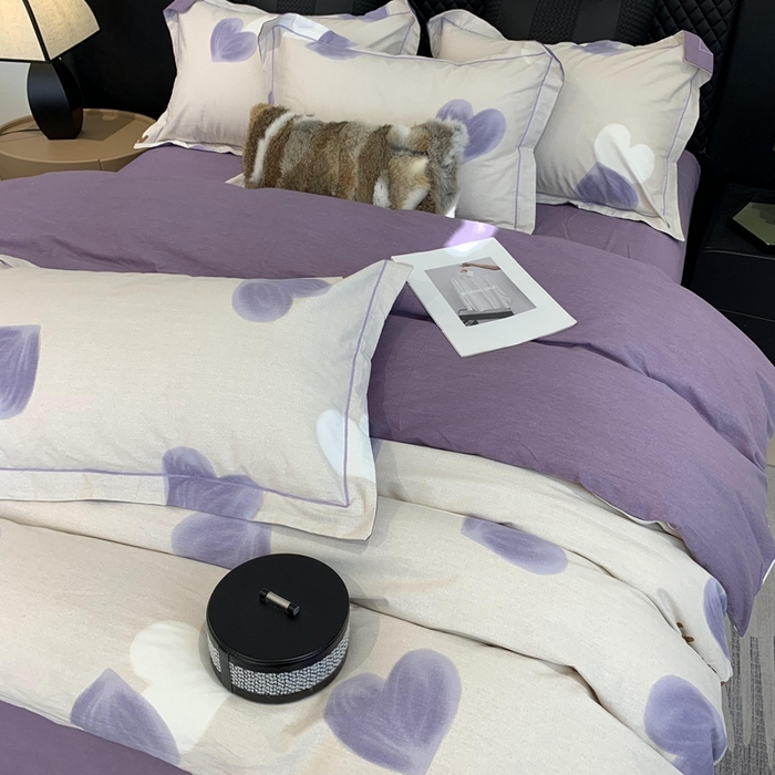 91家纺网 家纺一手货源 找家纺 莱豫家纺 2025新款全棉生态磨毛加厚全棉四件套 乐语生活